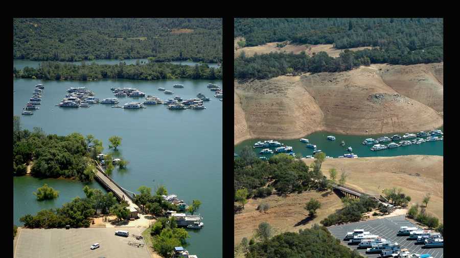 View a portrait of California's drought in these stunning before-and-after photos of Lake Oroville.All photos courtesy of the California Department of Water Resources.