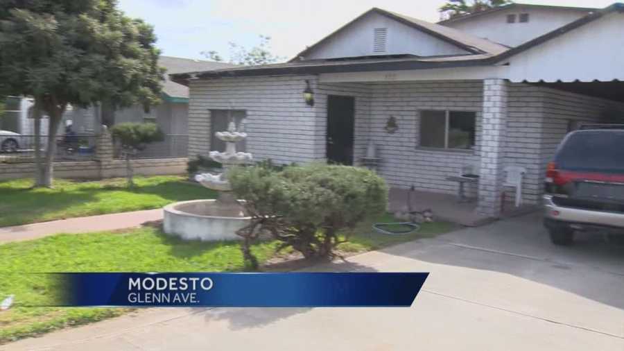 A 59-year-old man attacked by four pit bulls at a southwest Modesto home has died from his injuries, sheriff's officials said Wednesday.