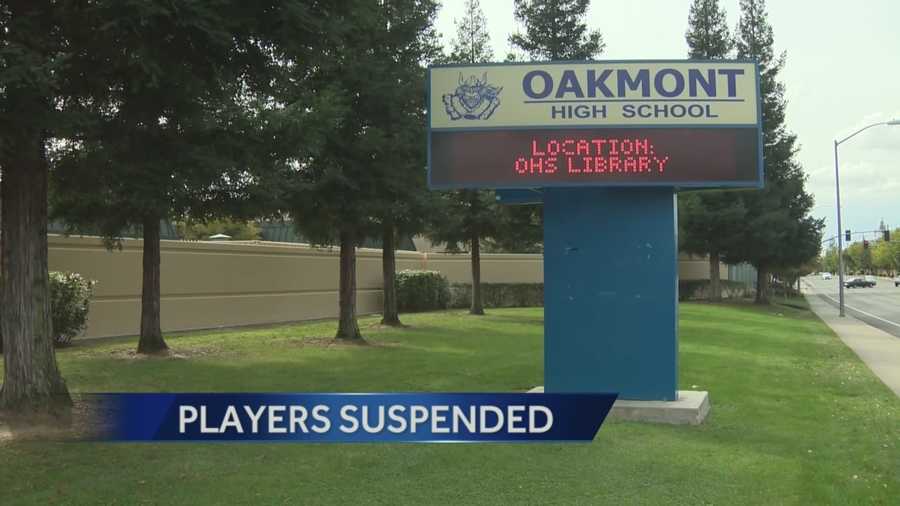 14 varsity football players at Oakmont High School were suspended from the team because of the investigation into a drug arrest against on e player.