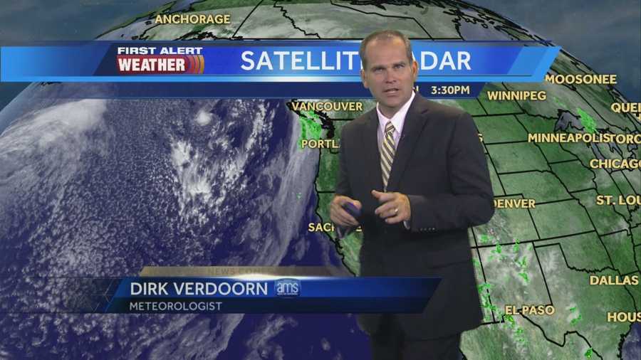 KCRA 3 First Alert Weather meteorologist Dirk Verdoorn tracking the next chance for rain.