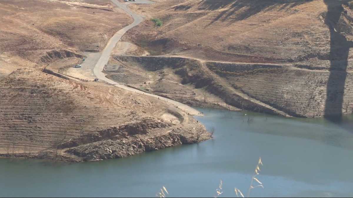 New Melones Lake hasn't been so low in decades