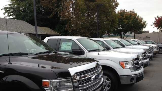 Large pickups are currently among the top sellers at Downtown Ford in Sacramento, according to the sales manager.