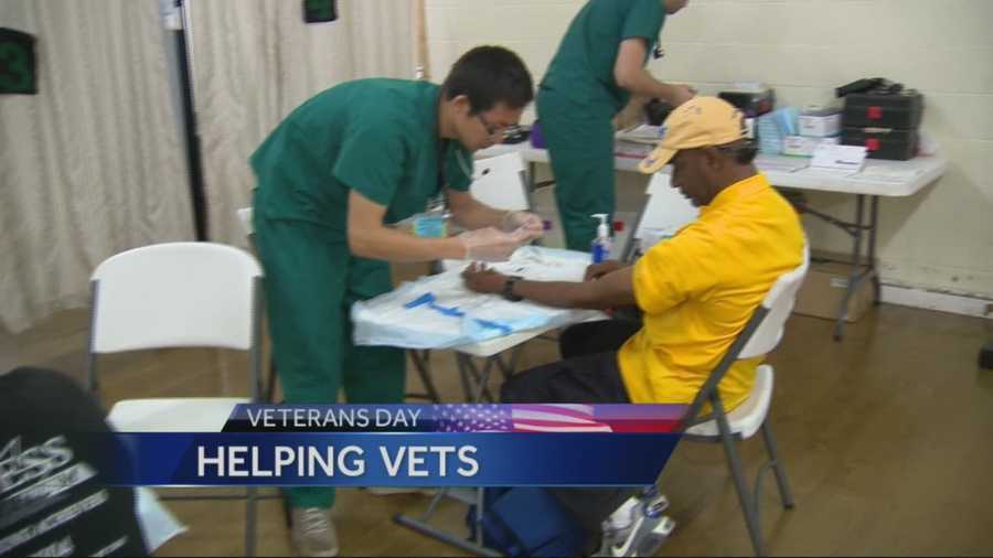 Veterans seek help in dealing with their problems.