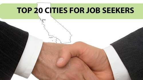 Take a look at the 20 top cities for California job seekers, according to nerdwallet.com