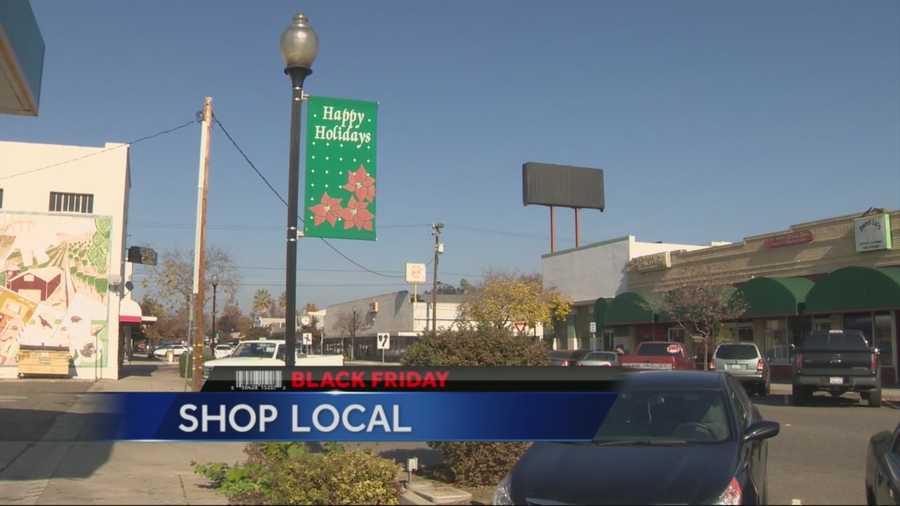 The town of Ceres is urging shoppers to spend their shopping dollars locally.