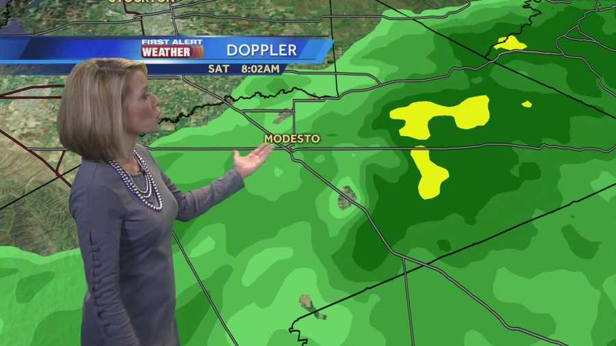 KCRA meteorologist Eileen Javora has the latest on the rain that is moving through the region on Saturday.
