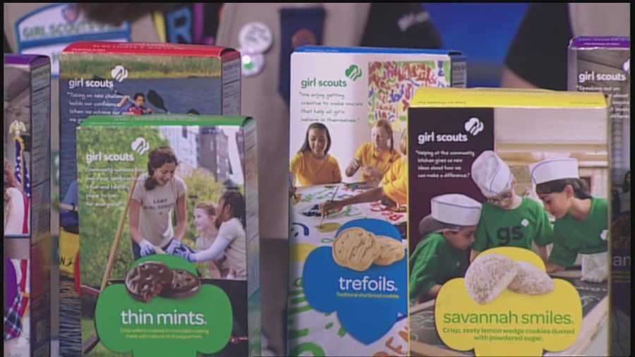 Starting next year, you'll be able to order delicious girl- scout cookies online.