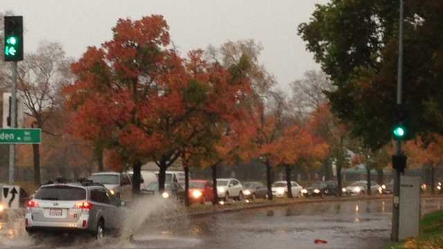 Northern California is getting a steady dose of rainfall as a storm system continues to push through the region Wednesday, causing issues for some drivers. (Dec. 3, 2014)