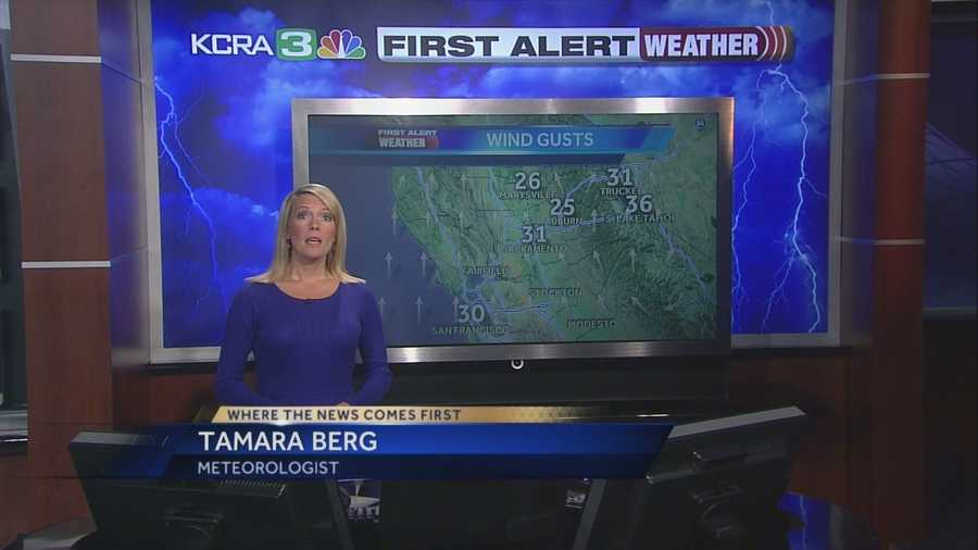 KCRA 3 First Alert Weather meteorologist Tamara Berg shows us what's going on as major storm treks into Northern California.