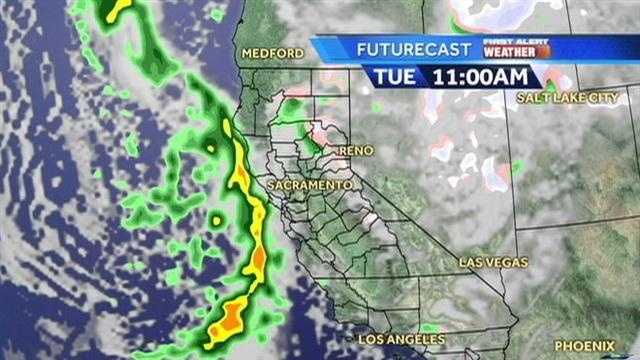 Next 24 hours: Waves of rain march toward NorCal