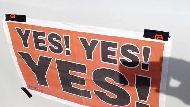 "Yes! Yes! Yes!" was the rallying cry for the San Francisco Giants and their fans during the team's run to their third World Series Championship since 2010.