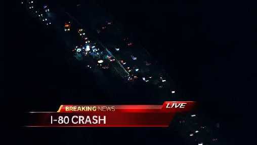 All lanes on I-80 back open after Auburn crash