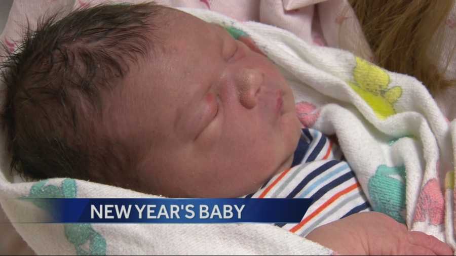 The first baby born in the Sacramento area was born two minutes after midnight at the Kaiser Permanente Roseville Medical Center.