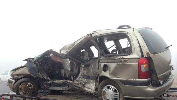 Photos: 5 killed in Highway 4 crash
