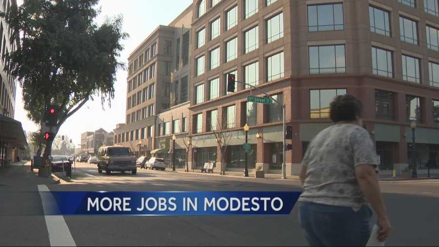 Modesto's economy is improving as new companies are moving into town and generating hundreds of new jobs.