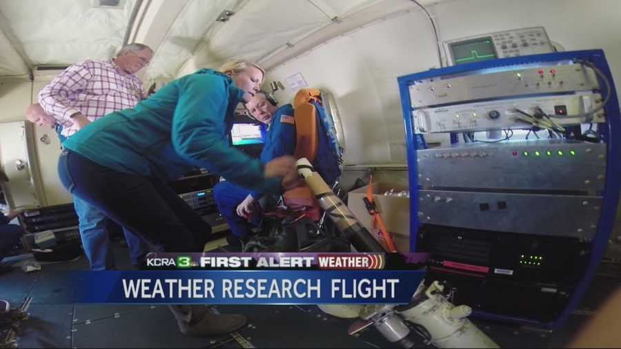 KCRA Meteorologist Tamara Berg takes us inside a P-3 aircraft which is taken up into hurricanes.