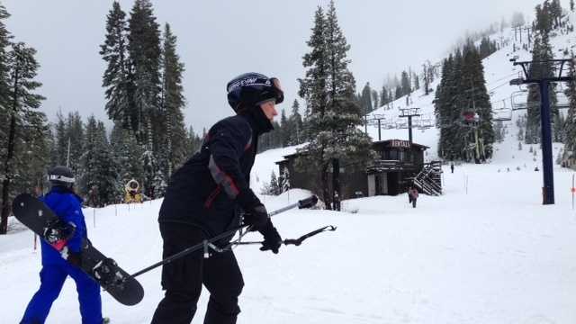 Sugarbowl Ski Resort reports 1-2 feet of fresh snow following a weekend storm.