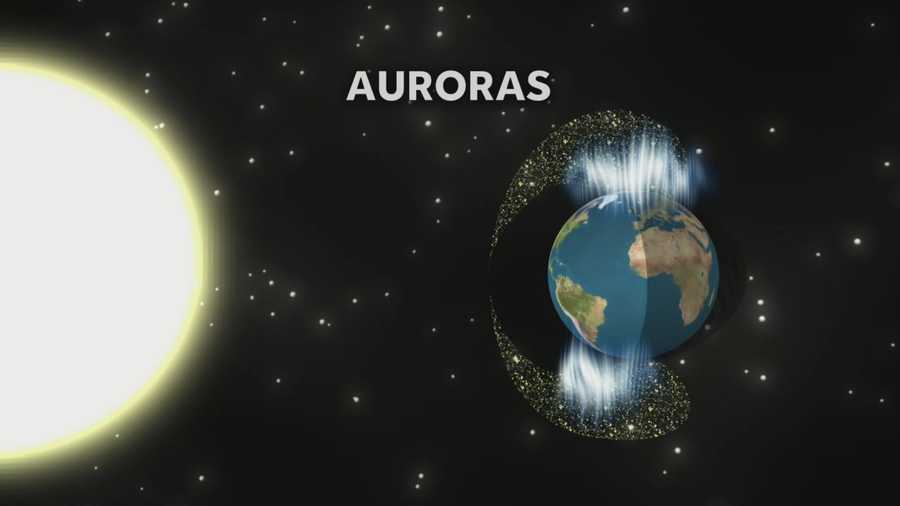 People in New Zealand captured some great photos and video of beautiful auroras lighting up the night sky. KCRA meteorologist Dirk Verdoorn explains what causes the impressive phenomenon.