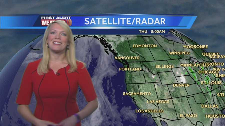 First Alert Weather Meteorologist Tamara Berg shows us what to expect today and into the weekend.
