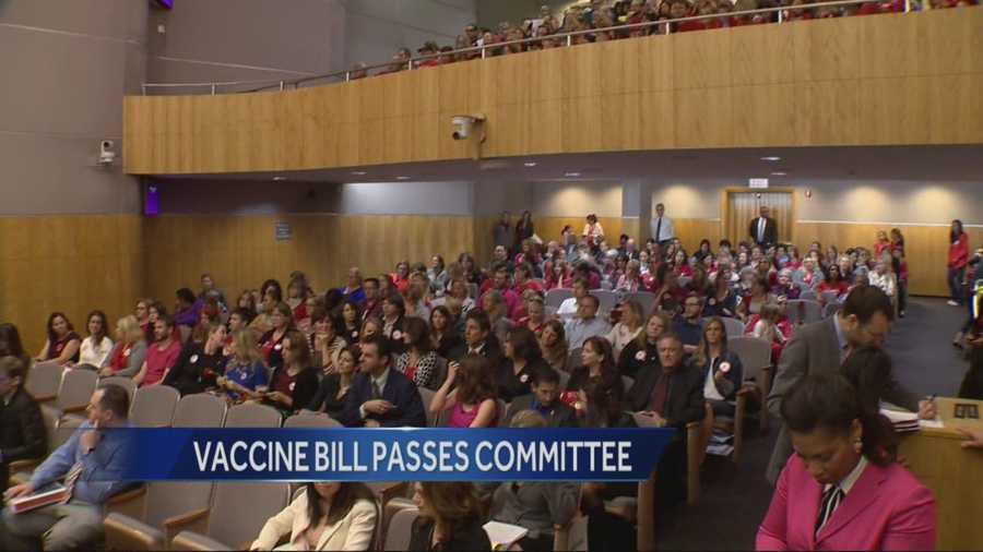 Legislation requiring vaccinations for nearly all California schoolchildren advanced through the Senate Education Committee on a 7-2 vote.