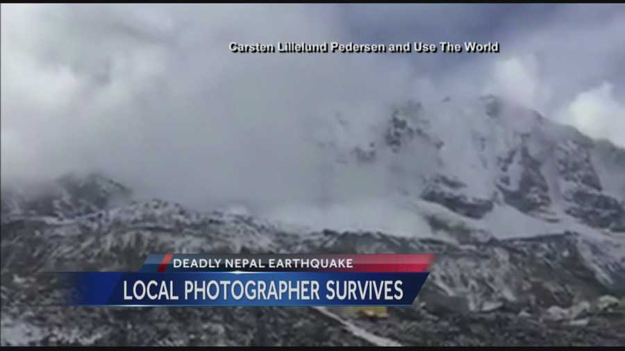 Charleton Churchill of Jackson, was on Mount Everest when the devastating earthquake struck Nepal