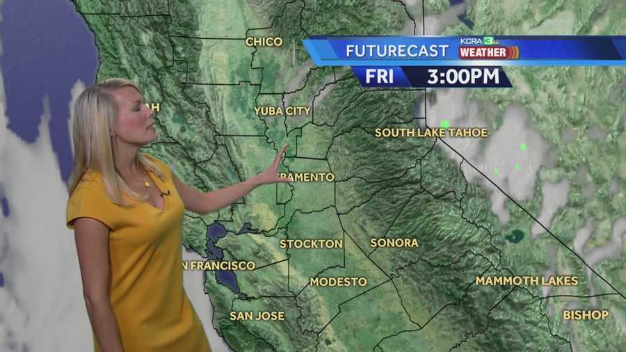 KCRA 3 Weather meteorologist Tamara Berg looks at what is going to cool temps down his weekend.