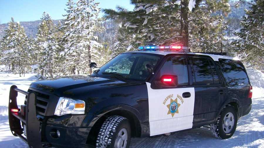 The California Highway Patrol snapped this photo in South Lake Tahoe, warning drivers to be careful on area roadways. (May 7, 2015)