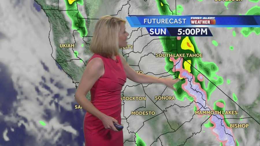 KCRA 3 Meteorologist Eileen Javora shows where to expect showers today.