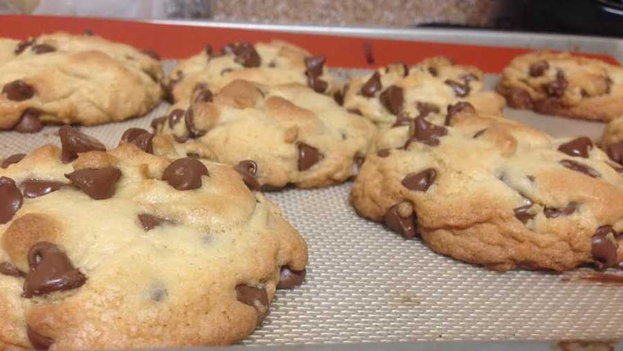 12.) Let the cookies cool a few minutes on the baking sheet before transferring them to a plate or a cooling rack. This firms them up and completes the actual baking process.