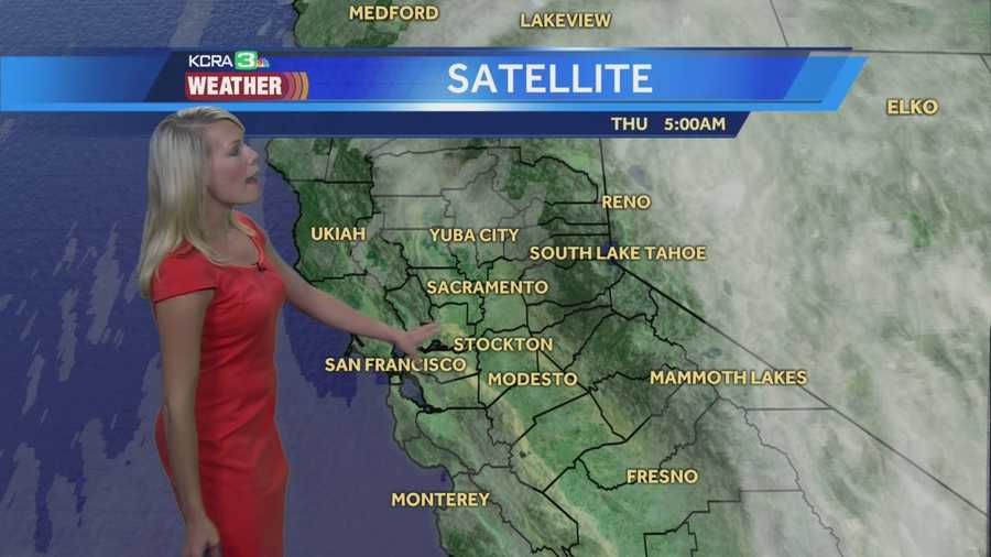 KCRA 3 Meteorologist Tamara Berg shows us where some showers will develop this afternoon.
