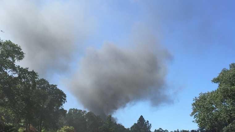 Photos: Fire crews battle large house fire in El Dorado Hills