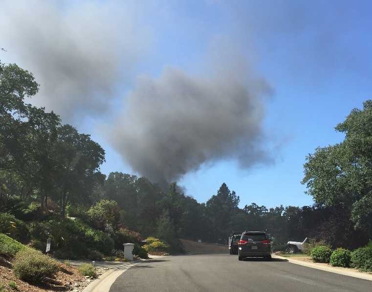 Photos: Fire crews battle large house fire in El Dorado Hills