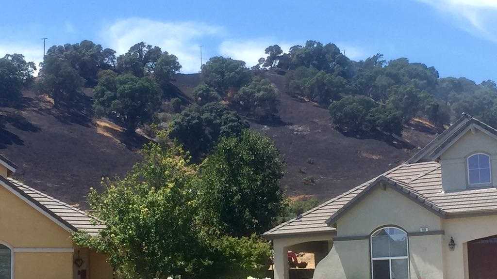 Fire that threatened Vacaville homes fully contained