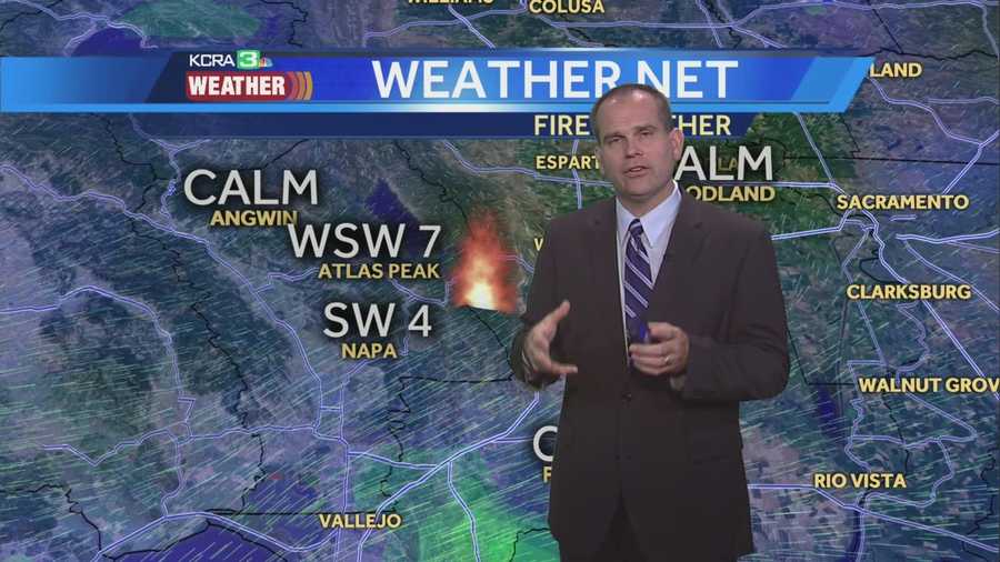 KCRA meteorologist Dirk Verdoorn explains how Friday's winds will impact wildfires burning in the area.