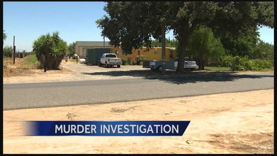 A Riverbank man is under arrest, accused of killing his wife with a shovel.