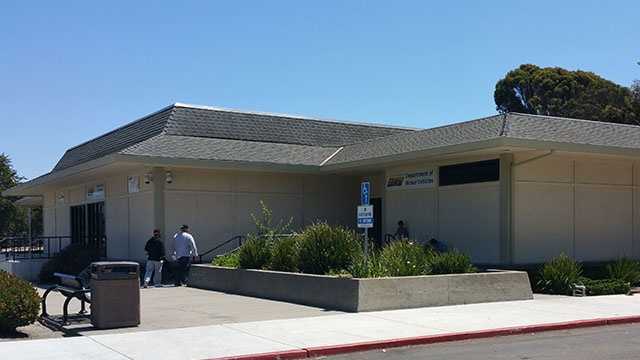 Department of Motor Vehicles office in Salinas, California. 