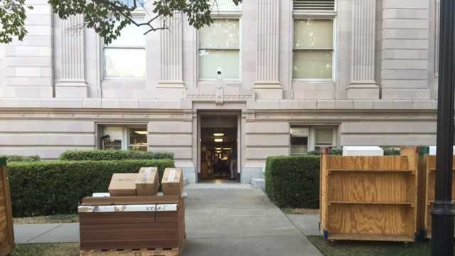 Yolo County courthouse move (Aug. 17, 2015)