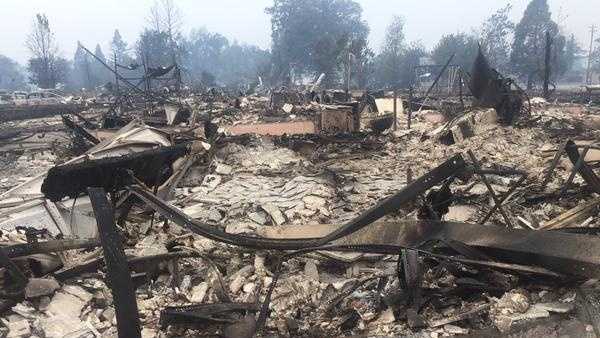 KCRA's Brian Hickey was in Lake County on Monday and witnessed the aftermath of the Valley Fire. "Hard to wrap my head around the amount of destruction in Middletown," Hickey said in a tweet.
