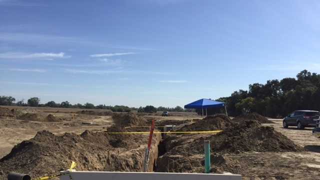 Two human skulls wee found at a construction site in West Sacramento, police said on Wednesday, Oct. 7, 2015.