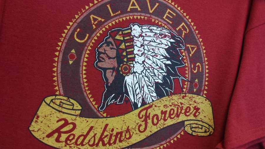 Calaveras High School in San Andreas, Calif. has to change its mascot after Gov. Jerry Brown signed a law banning "Redskins" as a team name for public schools.
