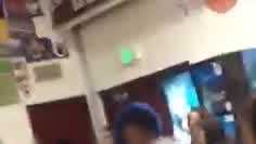 Cellphone video shows a student body-slamming the principal during a brawl Monday at Florin High School.