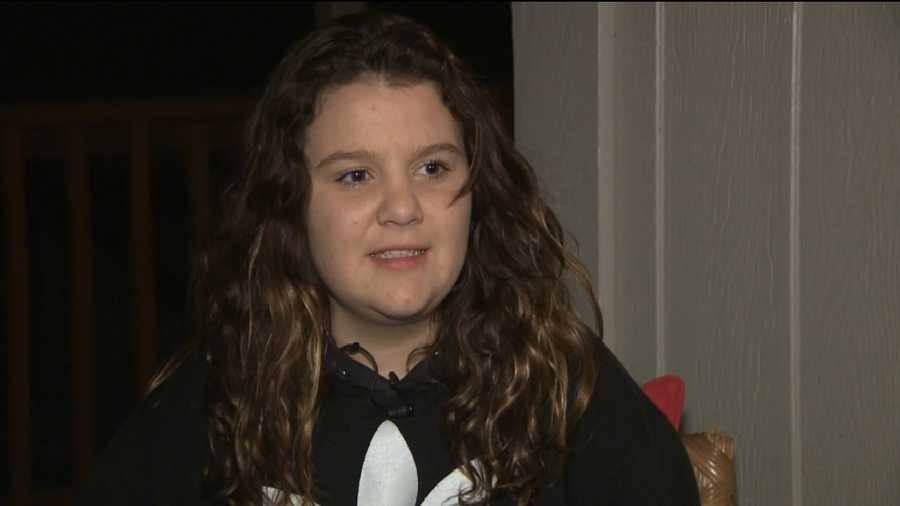 Julia Maddux, 13, said she contracted E. coli after drinking High Hill Ranch's apple juice during a visit to Apple Hill.