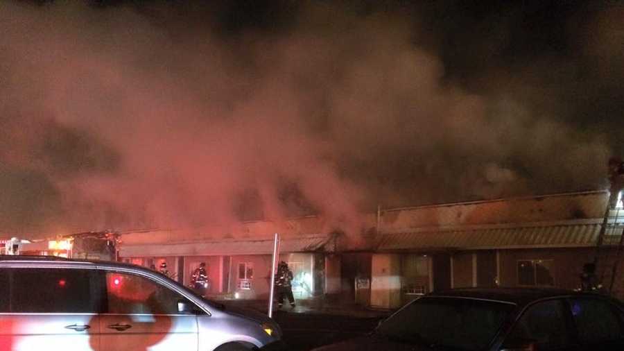 A person was killed in an early Saturday morning fire at a Modesto hotel. The Modesto Fire Department said one unit was destroyed and 10 to 12 other units were damaged.