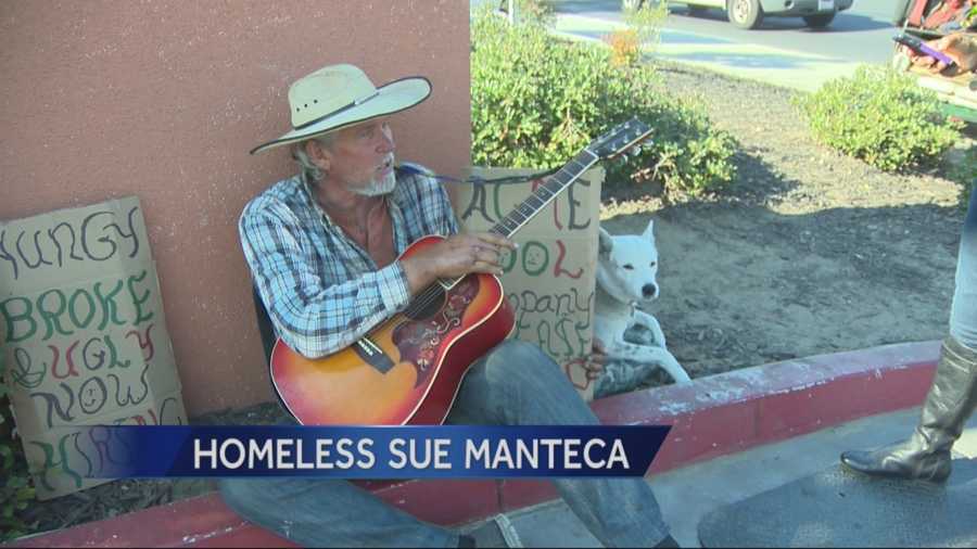 4 homeless men claim their rights have been violated in a lawsuit they filed against the city of Manteca.