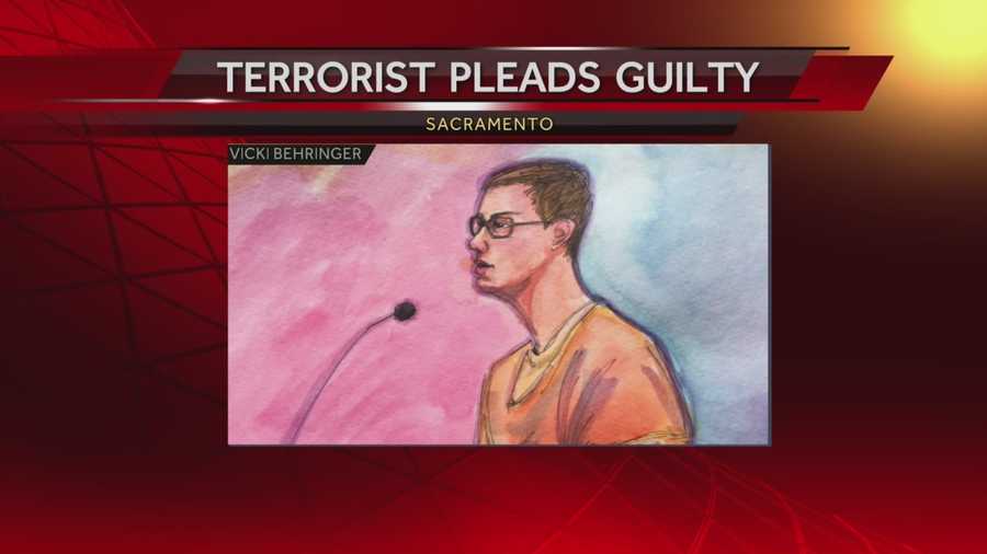 Nicholas Michael Teausant of Acampo plead guilty in federal court Tuesday to a felony charge of providing material support to a terrorist organization, ISIS.