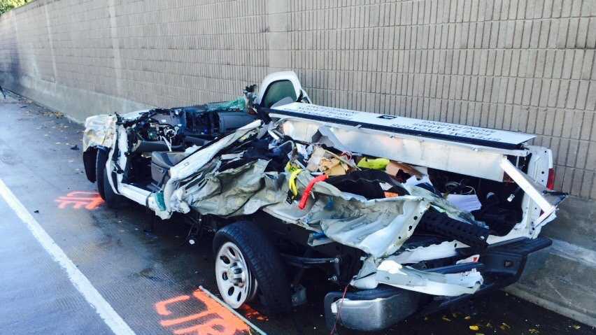 Photos: Deadly crash shuts down lanes on Interstate 5