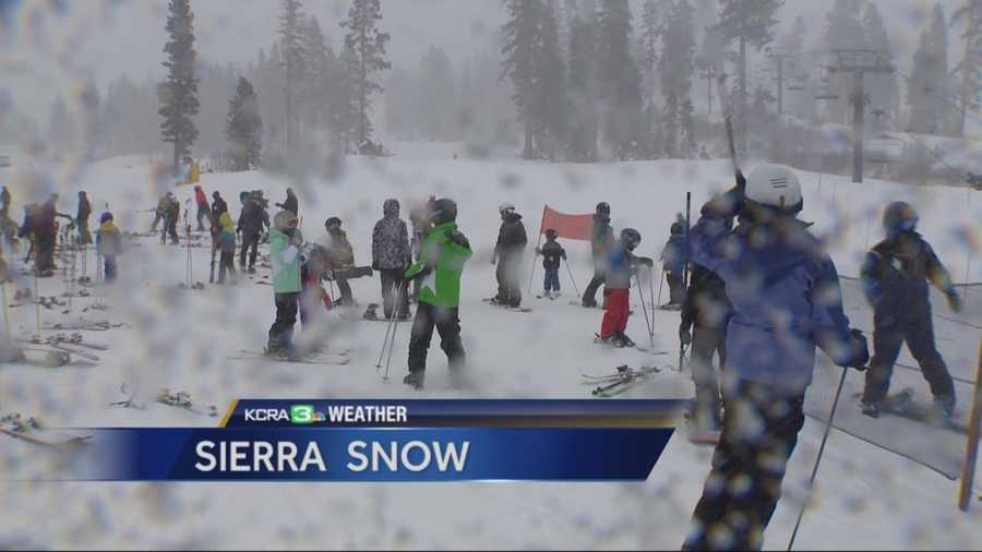 Winter sports are off to a good start with a new blanket of snow from Sunday’s storm as skiers and snowboarders head to the Sierra. This encouraging to resorts, which are seeing snowfall at 80 percent of normal.