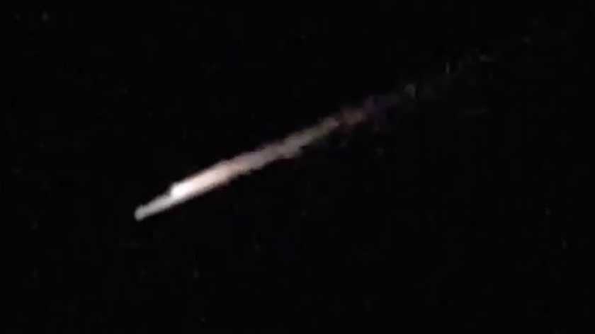 Streak of light seen over Northern California