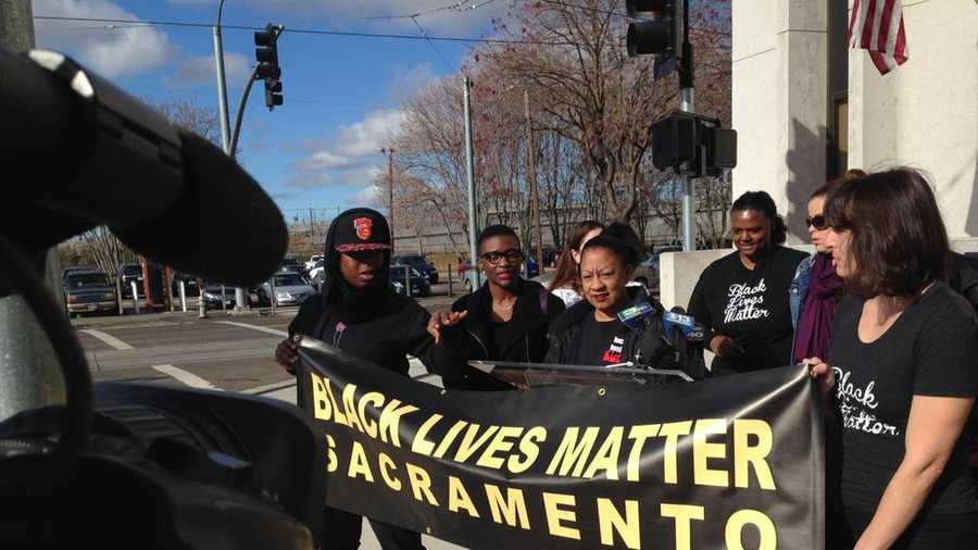 Black Lives Matter protesters demanded answers from Sacramento County Sheriff Scott Jones on Monday, Dec. 28 about the deadly officer-related shooting of an armed Carmichael man in October.