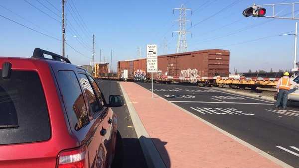 Pedestrian struck, killed by train in Sacramento